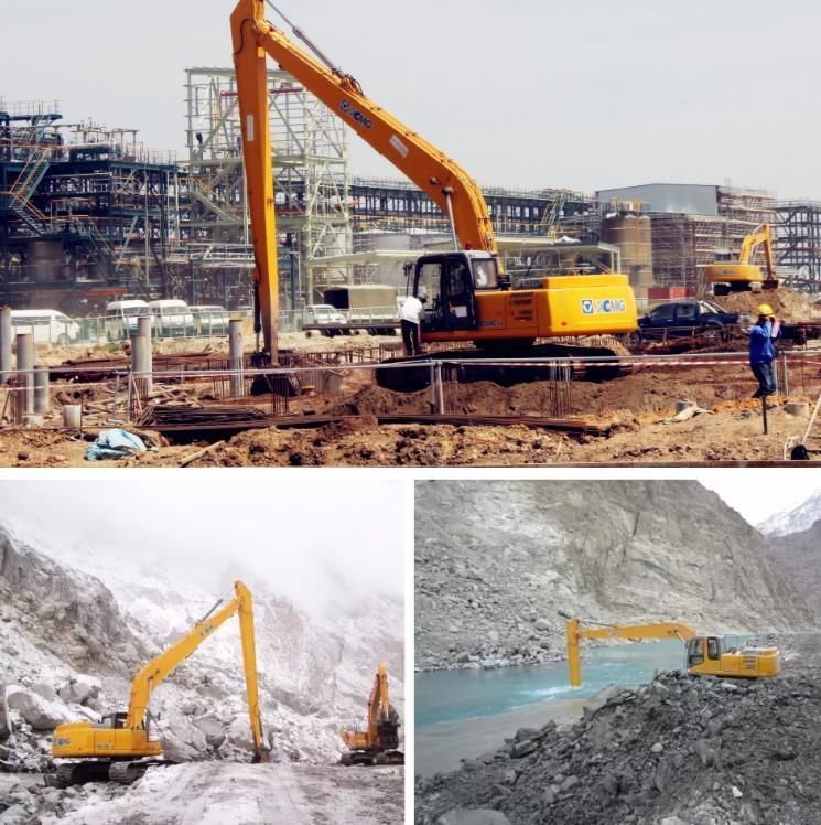 XCMG Earth-Moving Machine Xe215cll Long Reach Excavator 20 Ton Excavator Long Boom Arm with Ce Price