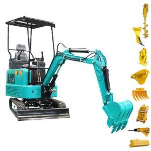 Factory Sale Garden Use Mini Multifunction Diggers 1.8 Ton Mini Crawler Excavators Prices