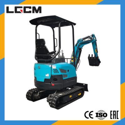 Lgcm Rubber Truck Mini Excavator for Sale with Quick Change