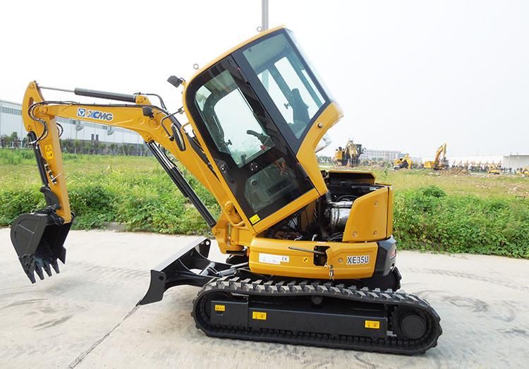 XCMG Official 3 Ton Mini Excavator Xe35u China New Hydraulic Crawler Excavator Machine with Attachment for Sale