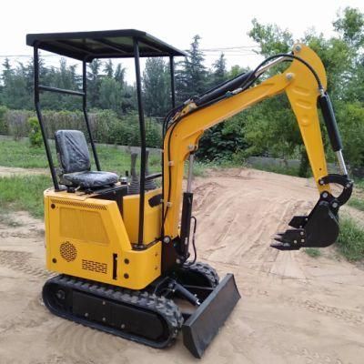 Mini Excavator 1200kg Digger 1.2t Crawler Excavators Bagger with Small Size and Easy to Transport