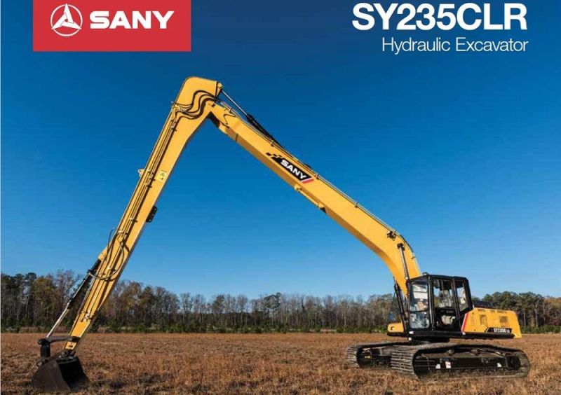 Sany Sy235h1 14 RC Excavator Fuel Consumption with Sany Excavator Main Pump