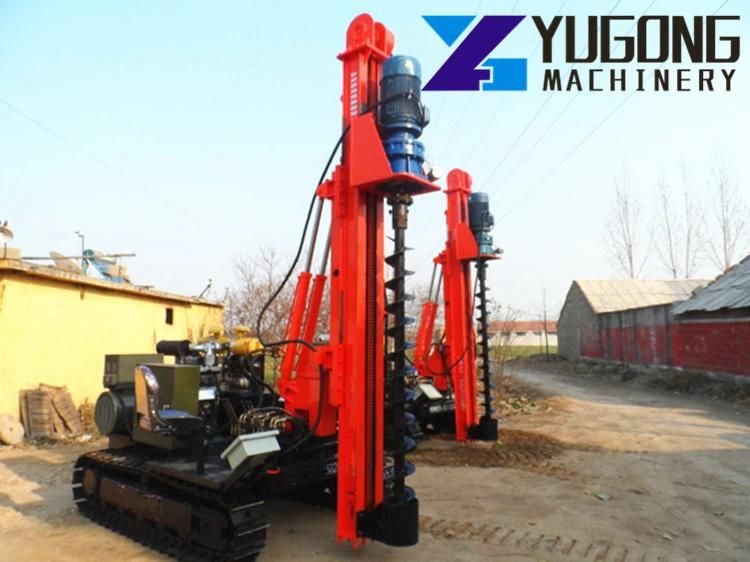 Hydraulic Guardrail Pile Driver Machine Piling Machine Drilling Rig