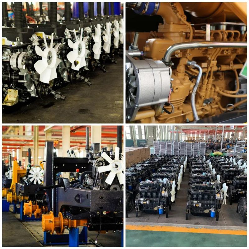 Lugong Factory of Compact/Small/Mini Wheel Loader 76kw Awd 2ton for Farm/Garden/Agriculture