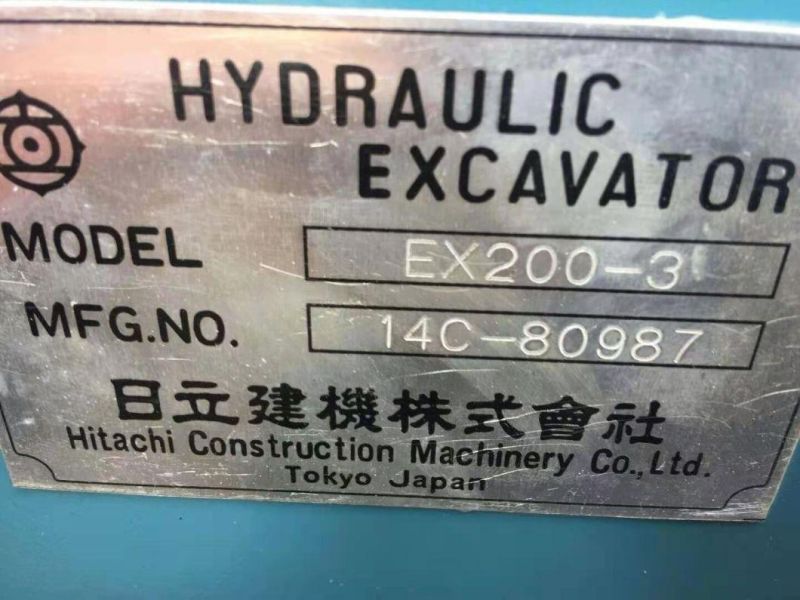 in Promotion in Good Condition Hitachi Ex200 Original Model Excavator Hot Selling