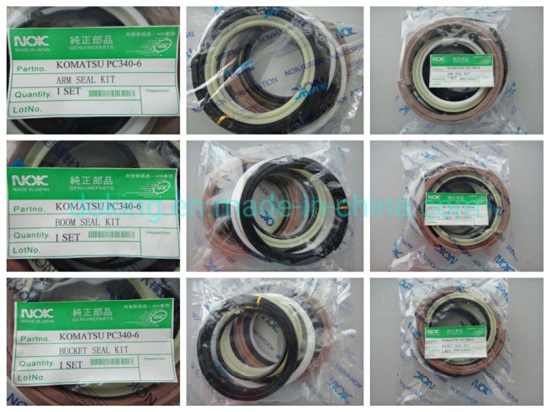 Excavator Hydraulic Cylinder Boom, Arm, Bucket Seal Kit PC240-7