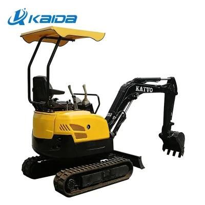 Cheap Price Small 0.8 1.0 1.5 Tons Multifunctional Hydraulic Crawler Mini Digger Excavator