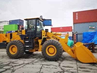 Sem655D China 5 Ton Articulated Mini Small Compact Tractor Front End Wheel Loader with CE