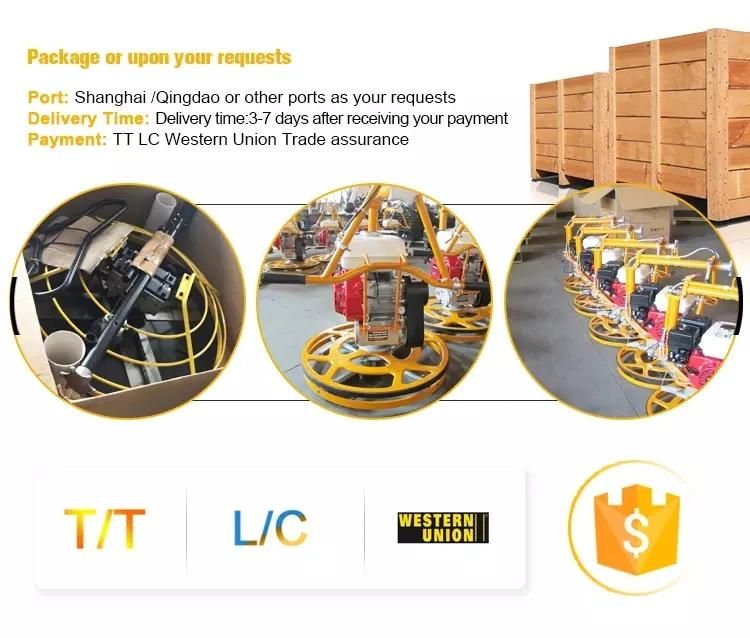 Heavy Type Walk Behind Concrete Finishing Machine Power Trowel Wholesale