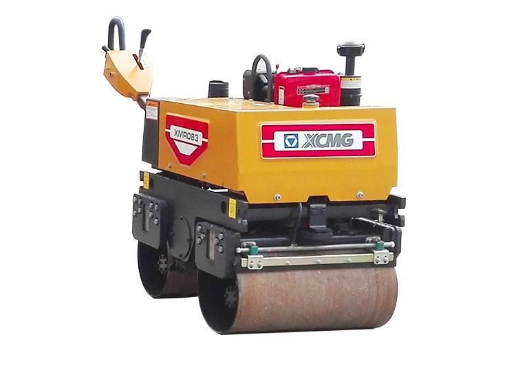 XCMG Xmr083 700kg Hand Mini Light Vibratory Double Drums Road Roller Compactor Price