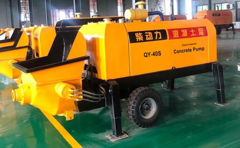 40m3/H Concrete Pump Electric Machine Stationary Hydraulic Diesel Trailer Concrete Pump