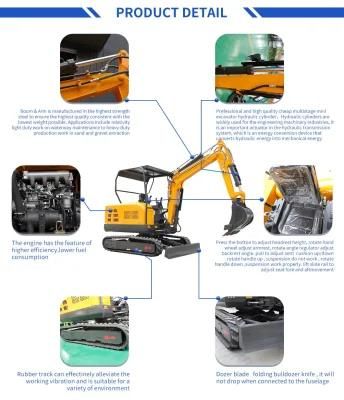 Jining New Machine Mini Excavator Prices