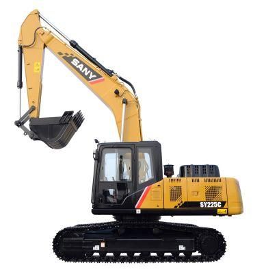 SANY SY225C Long Arm Excavator Price of Best Excavator