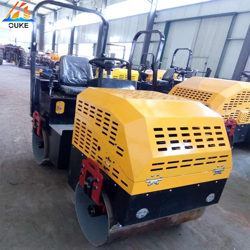 1 Ton Ride on Front Wheel Vibratory Road Roller
