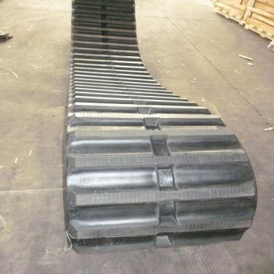 600*125*62 Black Rubber Track for Hanix Rt800 Dumper