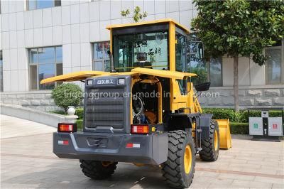 Hot Sale Mini Loader New Designed Loader Lugong Easy Operation Compact Model Wheel Loader