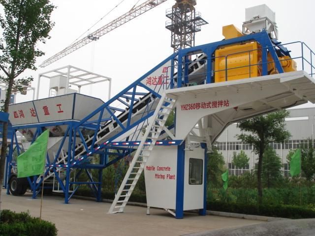 Yhzs60 Concrete Batching Mixing Plant Price
