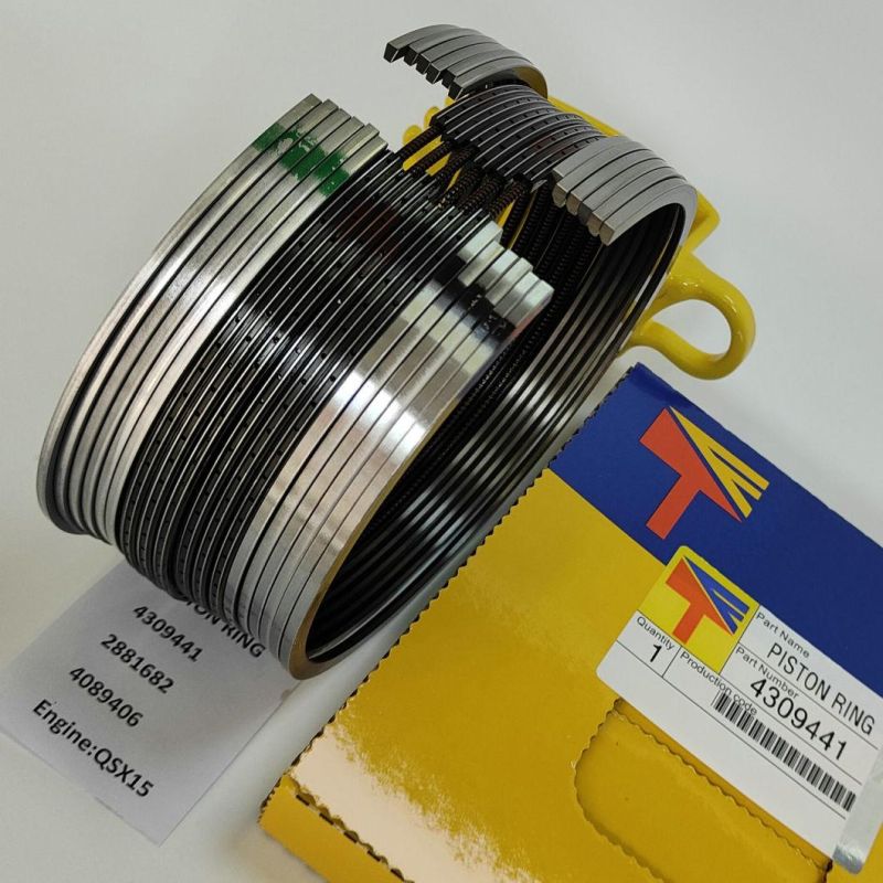 High Quality Diesel Engine Mechanical Parts Piston Ring 4309441 2881682 4089406 for Heavy Truck Engine Qsx15 Isx15 Generator Set
