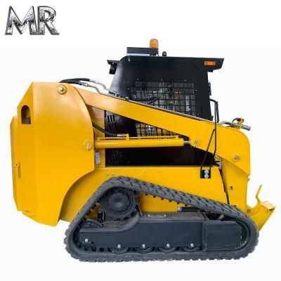 Compact Wheel Track 1 Ton Mini Wheel Skid Steer Loader