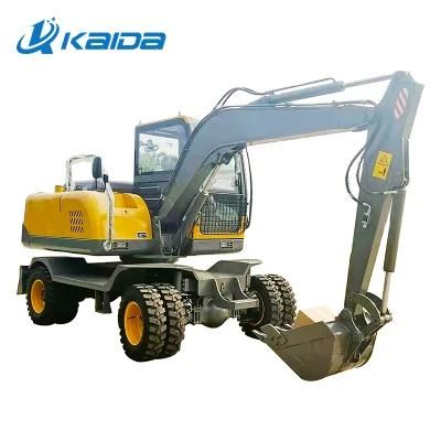 Famous Brand Hydraulic Parts Wheel Excavator 6.6 Ton Mini Excavator Prices Crawler