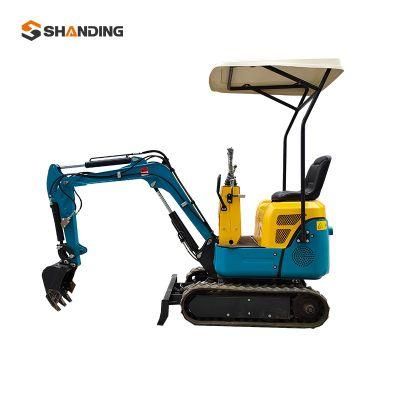 Shanding Factory 0.8t 0.8 T 0.8ton 0.8 Ton 1ton 1 Ton 1t Mini Excavators Price
