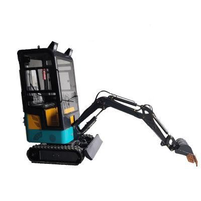 Free Shipping 0.8t 1.2 Ton Small Mini Electric Excavator with Accessories