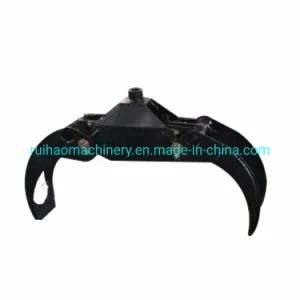 Rotating Timber Wood Grapple Grab for Walking Excavator Loader Parts