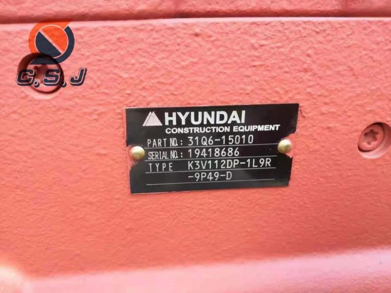 31q6-15010 Hydraulic Pump Kawasaki K3V112dp-1L9r for Hyundai 210W-9