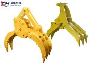 Stone Mechanical Grapple and Wood Hydraulic Grab