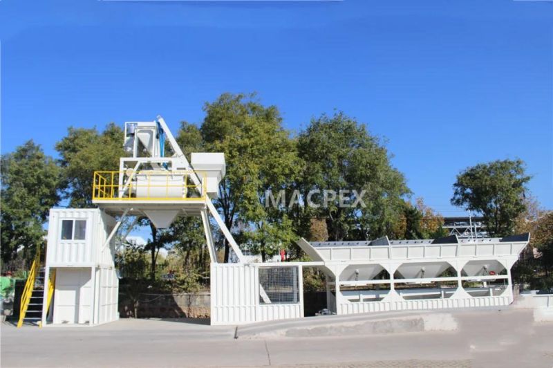 Hzs30 V8 26m3/H Concrete Mixing Plant Construction Equipment