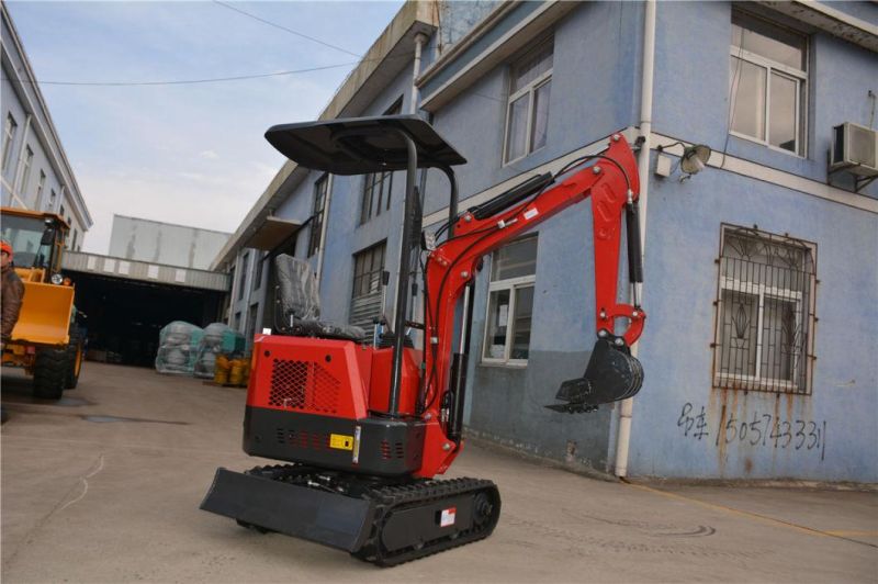 China Manufacturer 800kg Mini Hydraulic Crawler Earth-Moving Excavator