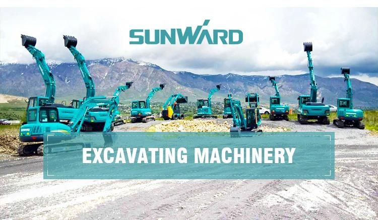 Sunward Swe470e-3 Towable Wheel Excavator China Made Manufacturer for Sale