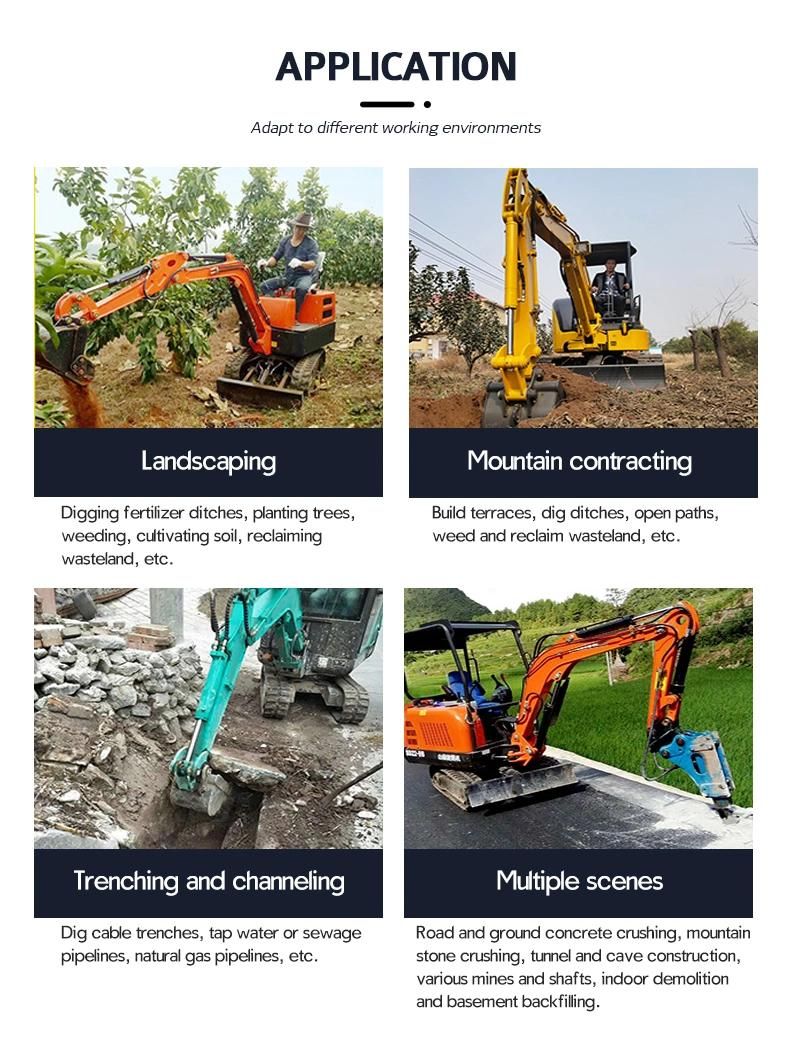 Smallest Home Use Crawler Digger Mini Excavator Price