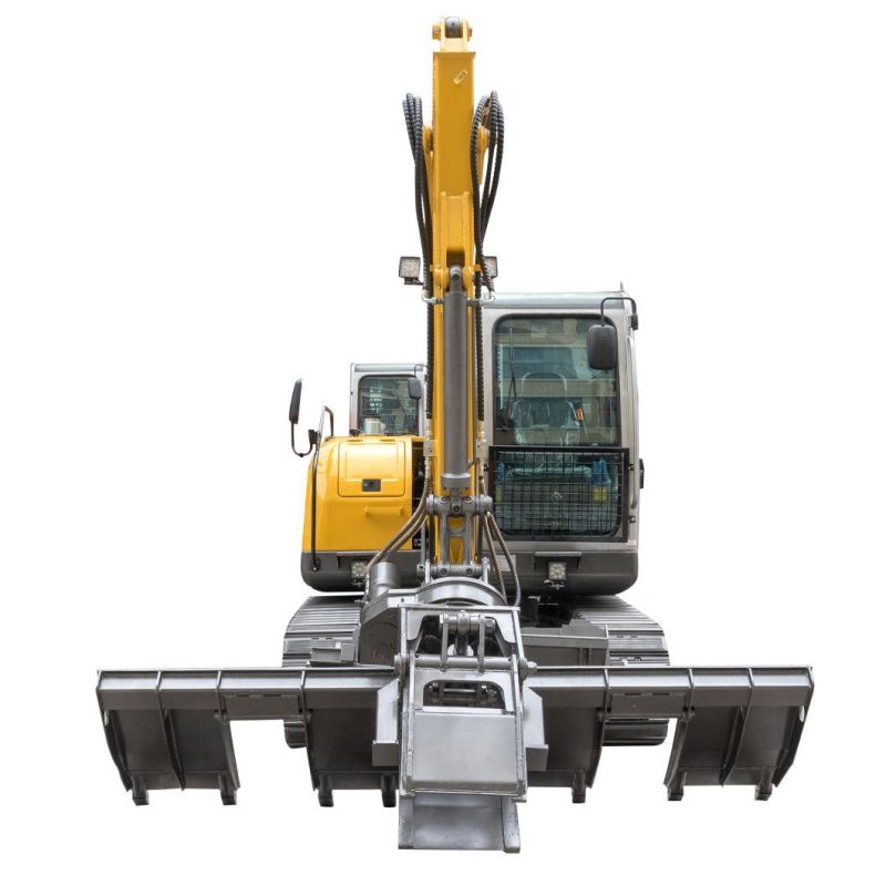 Excavator Crawler Chinese with Sleeper Railway Maintenance Machinery