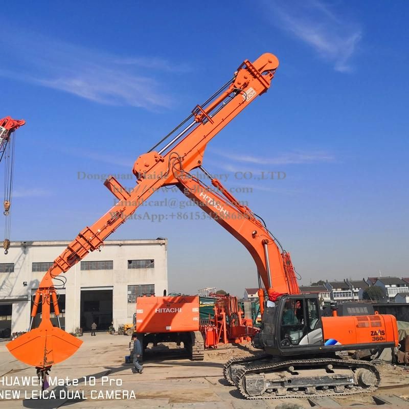 CE-Approved 25m Digging Depth Long Extension/Telescopic Arm/Stick for Hitachi Zx360 Excavator