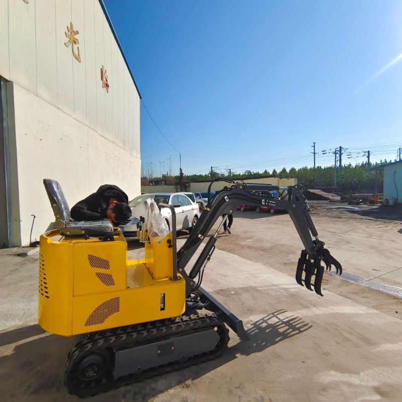 New Design 1 Ton 72V/160ah Lithiumy Electric Digger Small Mini Excavator