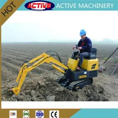 AL8008 0.8ton Mini Excavators with Various Attachments and Cheap price
