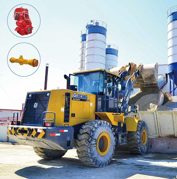XCMG 5 Tons Front End Wheel Loader Zl50gv with Pilot Control for Sale