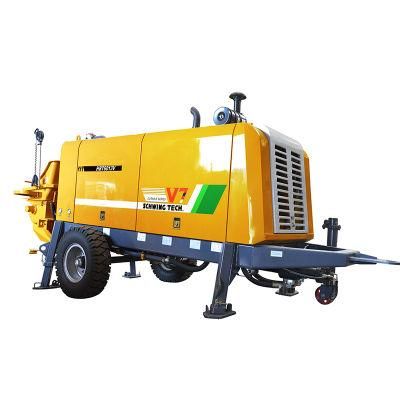 Acntruck Hbt6013K Trailer Concrete Pump for Small Construction