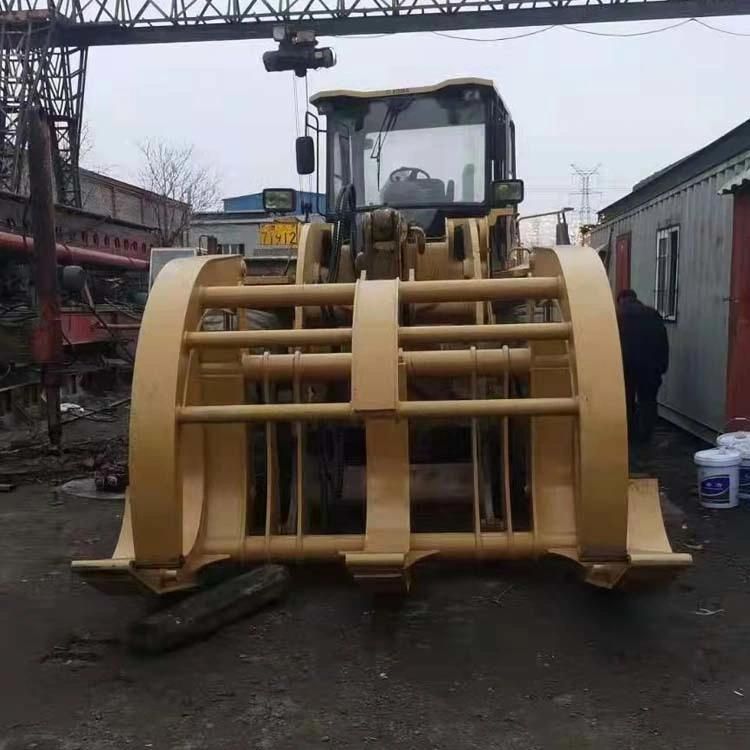 Forest Log Loader Grapple 5 Tons Wheel Loader Hydraulic Log Grabs