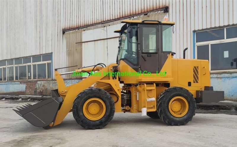 2022 2ton Mini Front End Loading Machine Wheel Loader for Construction