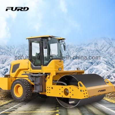 Ride-on Mini Hydraulic Vibratory Double Drum Road Roller Price Fyl-D208