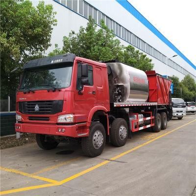 Manufacturer 371HP Sinotruck HOWO 8X4 Import Configuration Asphalt Gravel Synchronous Chipsealer for Sale