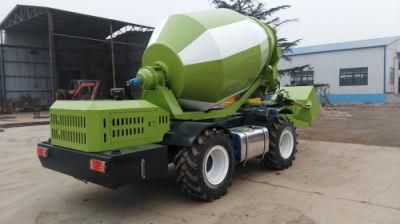 off Road 3.5 M3 out Put Self Loading Mixer Qingzhou (with lift drum)