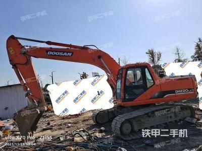 Used Mini Medium Backhoe Excavator Doosan Dh220LC-7 Construction Machine Second-Hand