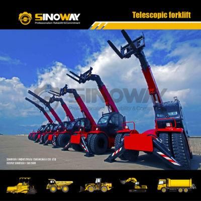 Chinese Telescopic Loader Handler Sinoway Telehandler on Sale