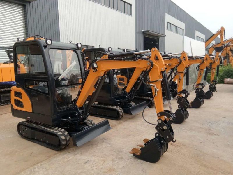 China Manufacture 2ton Hydraulic Crawler Excavator for Construction Home