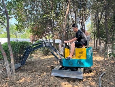1500 Kgs CE EPA Approved Garden Small Digger Mini Bagger Towable Backhoe Mini Excavator
