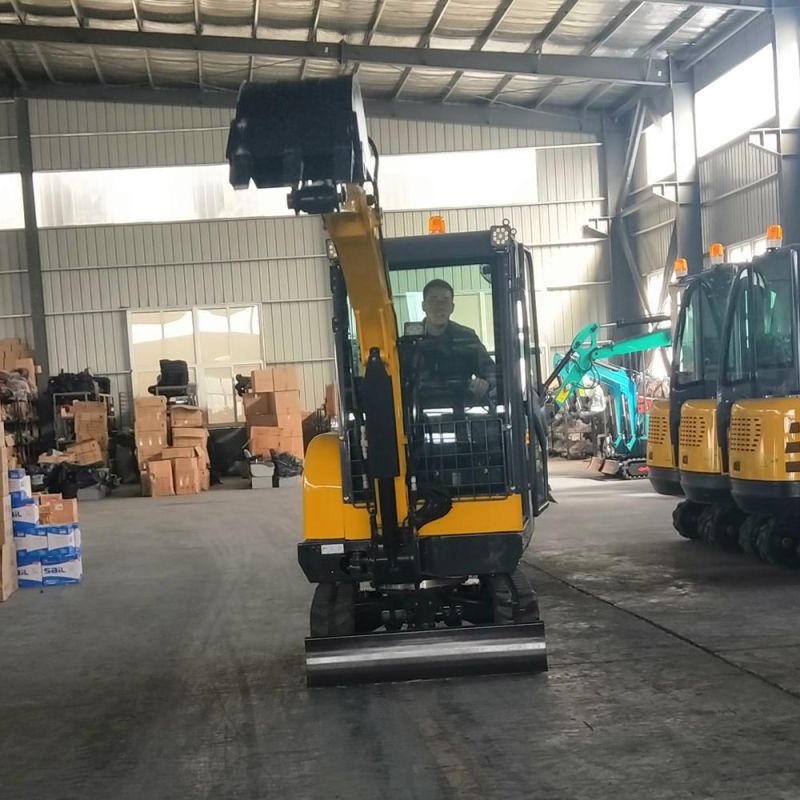 2.5 T Hydraulic Excavator /Excavator Machine/Mini Digger with Arm Deflection and Extendable Track