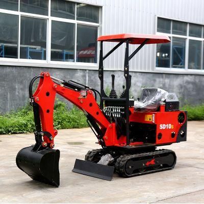 1 Ton Excavators CE/EPA Compact Mini Hydraulic Digger Price China Cheap Brand Excavator Price Price of Mini Excavator